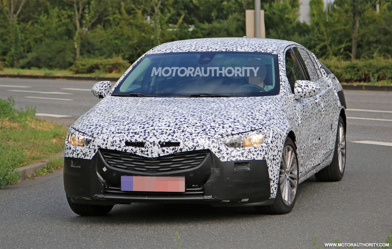 2017 Opel Insignia in camo; photo credit: MotorAuthority